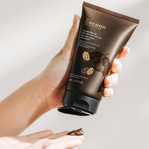 Tẩy tế bào chết mặt cà phê Đắk Lắk Cocoon làm sáng da (150ml)