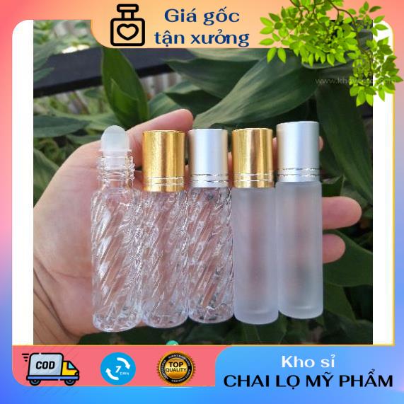 [Combo 3sp]  Vỏ chai lọ chiết nước hoa 10ml dạng bi lăn