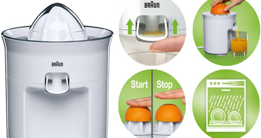 [HCM]Máy Vắt Cam Châu Âu Braun CJ3050- Hàng Đức