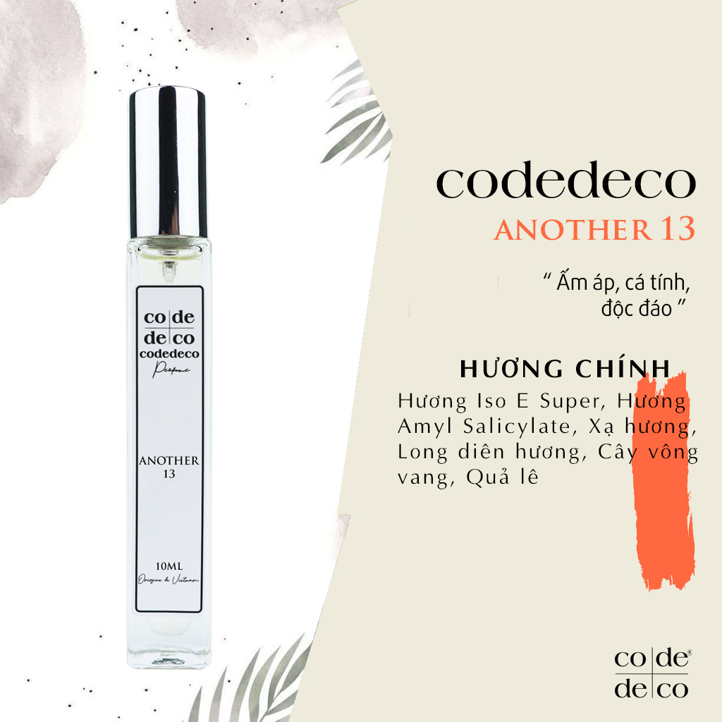 Tinh Dầu Nước Hoa Code Deco Labo Another 13, Rose31, Santal 33 - 10ml
