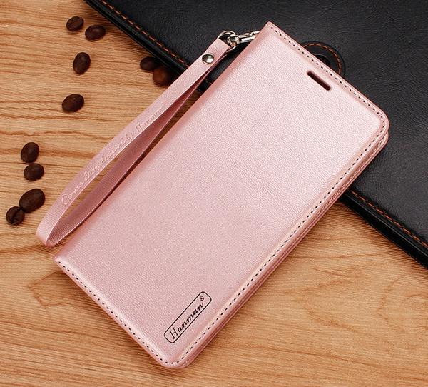 Bao da iPhone 11(6.1) hiệu Hanman (Có dây đeo)