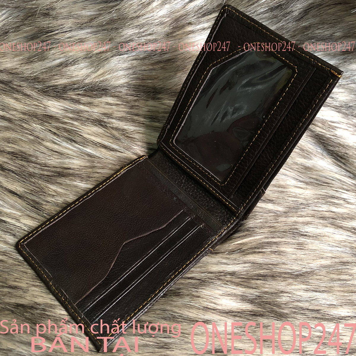 Bóp da nam ví da nam da bò thật 100% chuẩn đẹp xịn xò ONESHOP247
