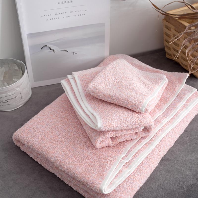 100% Cotton Rửa Đồ Gia Dụng Ba Màu Sợi Dệt Nổi Khăn Mặt Khăn Tắm Người Lớn Nam Giới Và Phụ Nữ Mềm Mại Hút Nước 100% Cotton Lau Mặt Khăn Mặt