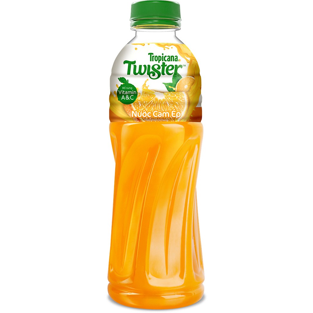 Lốc 6 chai cam ép twister 455ml