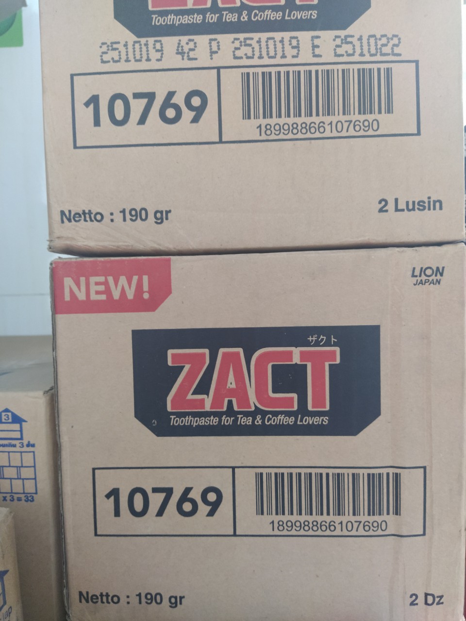 [HCM]Kem đánh răng Zact 190g nhập khẩu Indonesia