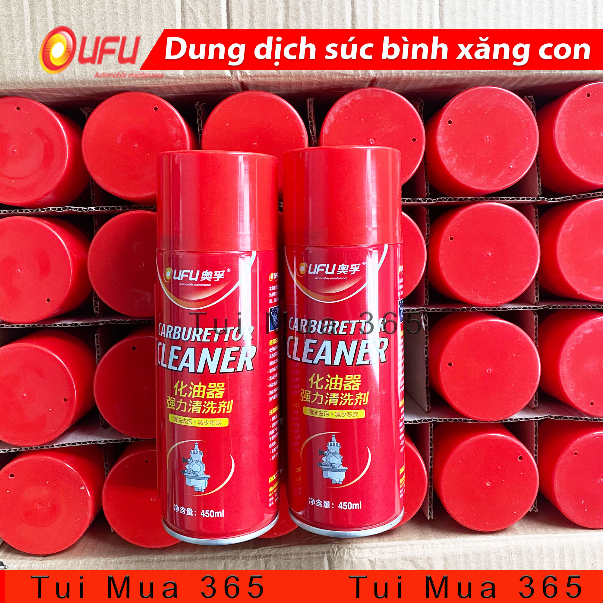 [HCM]Carburettor Cleaner 450ml Dung dịch súc bình xăng con