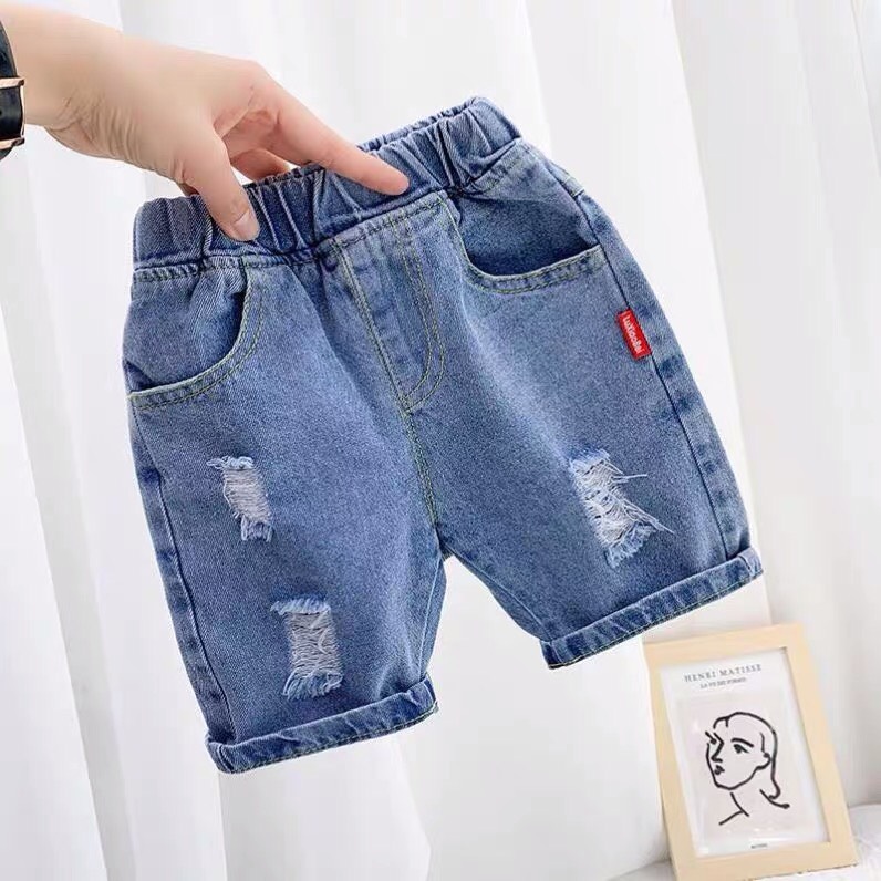 Quần bò đùi Mốc cho bé 8-26kg