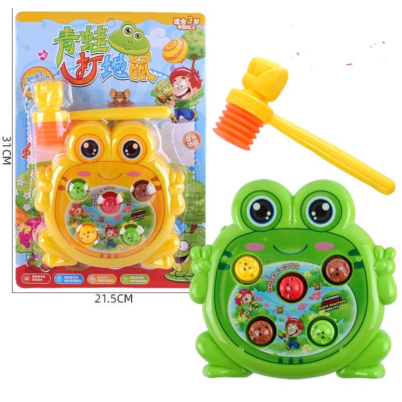 Đồ chơi đập chuột hamster hình ếch cho bé - đồ chơi giải trí vui nhộn