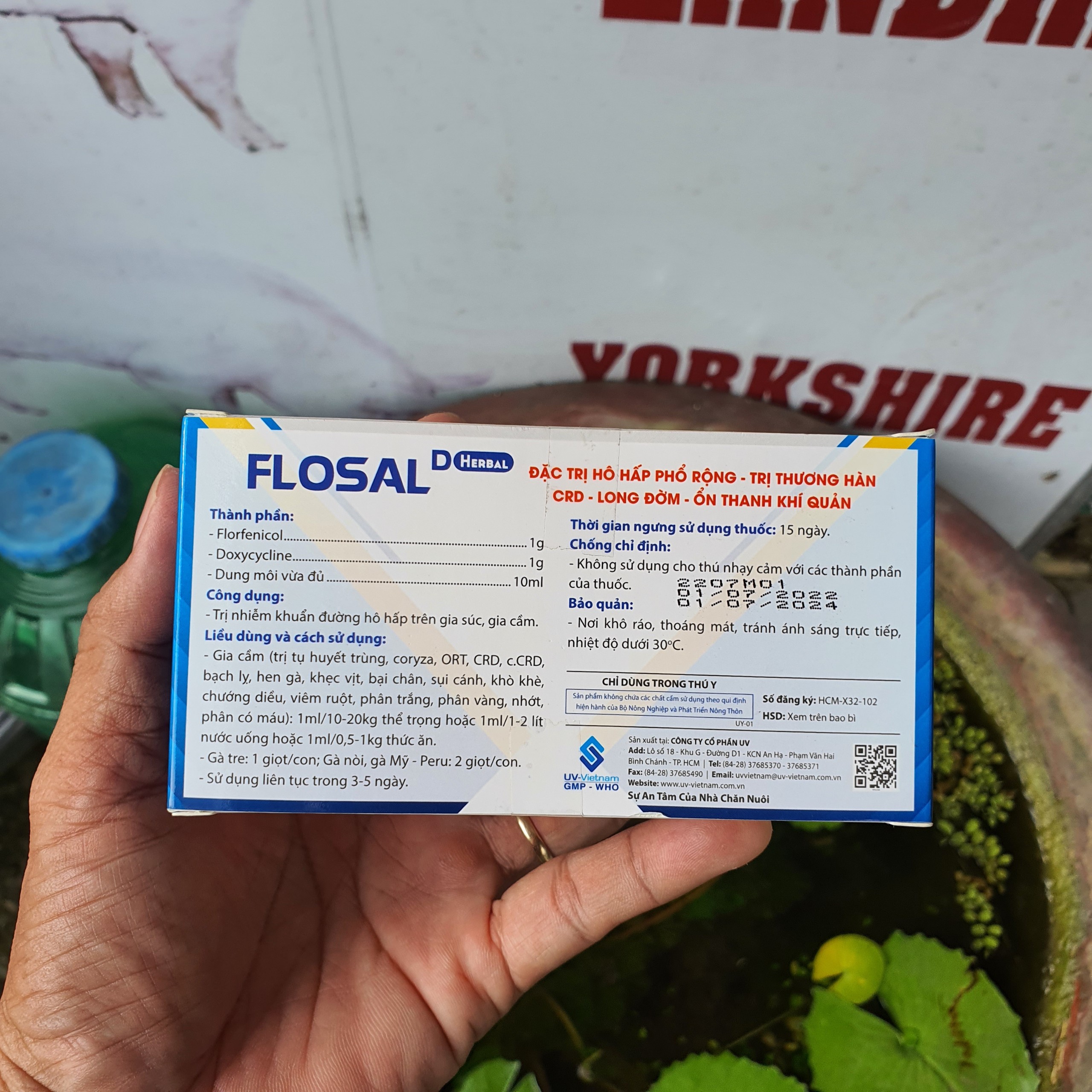 FLOSAL - D đặc tr ị khò khè thuốc gà đá 1 LỌ 10ML