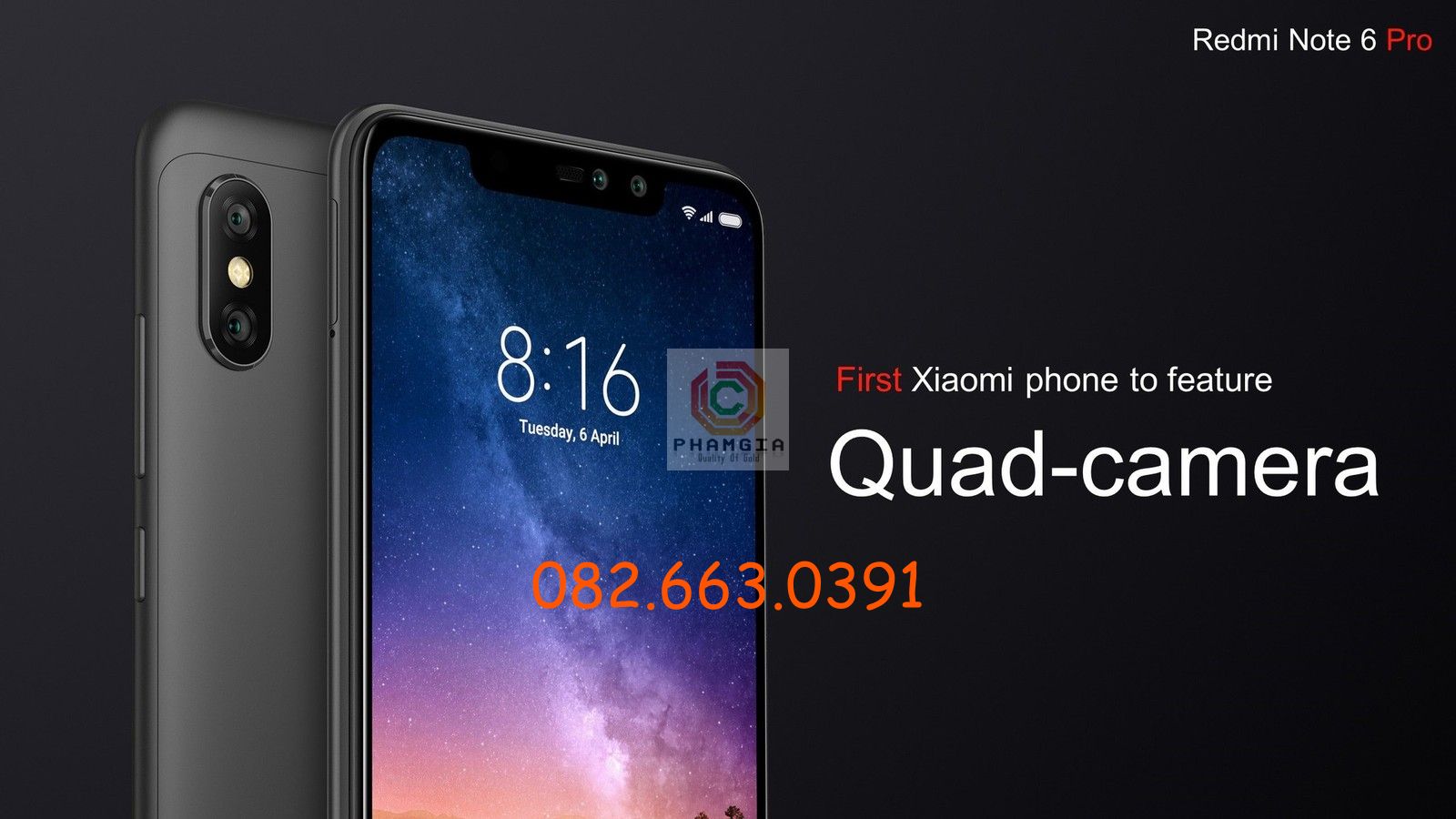 Cường lực Camera dành cho Xiaomi Redmi Note 6 Pro