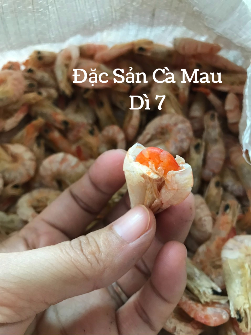 [250Gram] Tôm khô Cà Mau, tôm đất nguyên vỏ