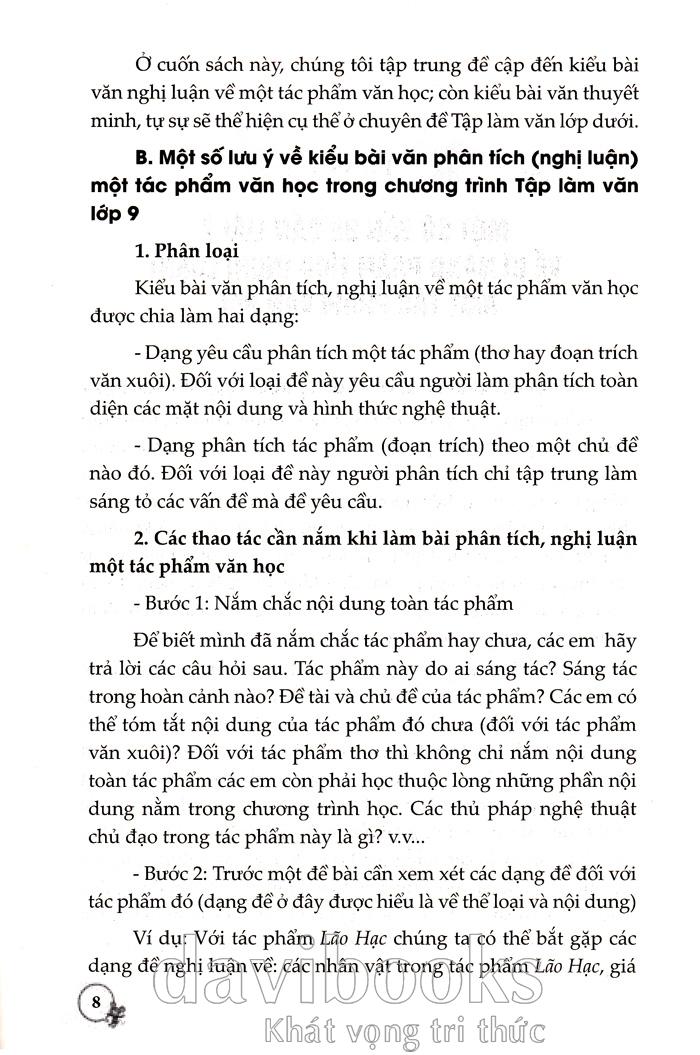 Rèn kỹ năng phân tích tác phẩm Ngữ văn 9