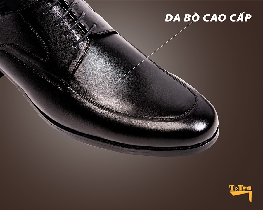[8CM] Giày Tăng Chiều Cao Nam T&Tra S1063 Đen - Cao Bí Mật Từ Bên Trong