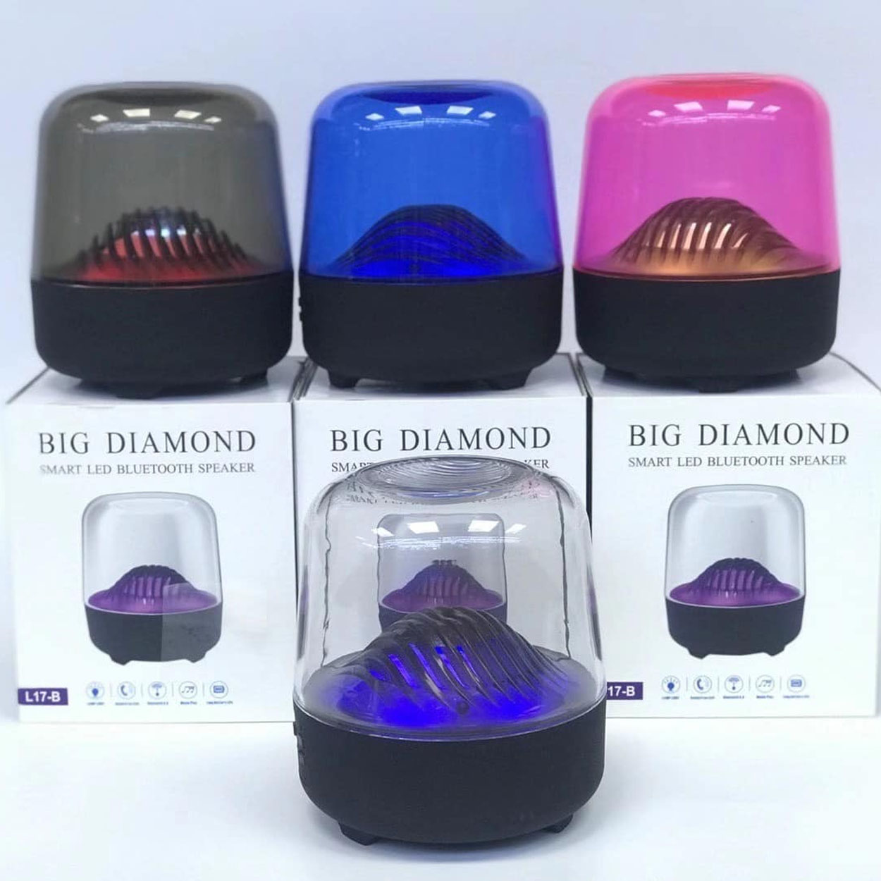 Loa Bluetooth Đèn Led Đổi Màu Theo Nhạc -  Big Diamon
