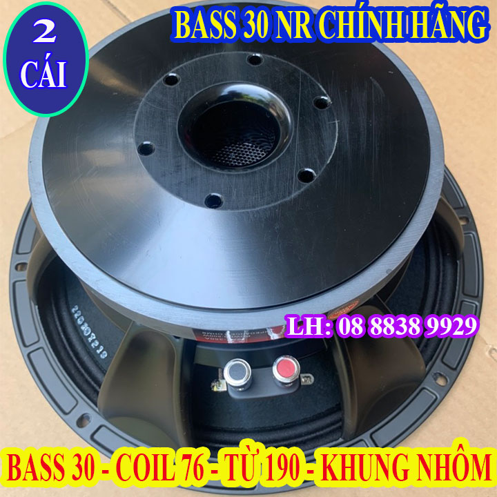 Loa bass 30 nr nhập khẩu china từ 190 coil 76 cao cấp - giá 2 củ loa