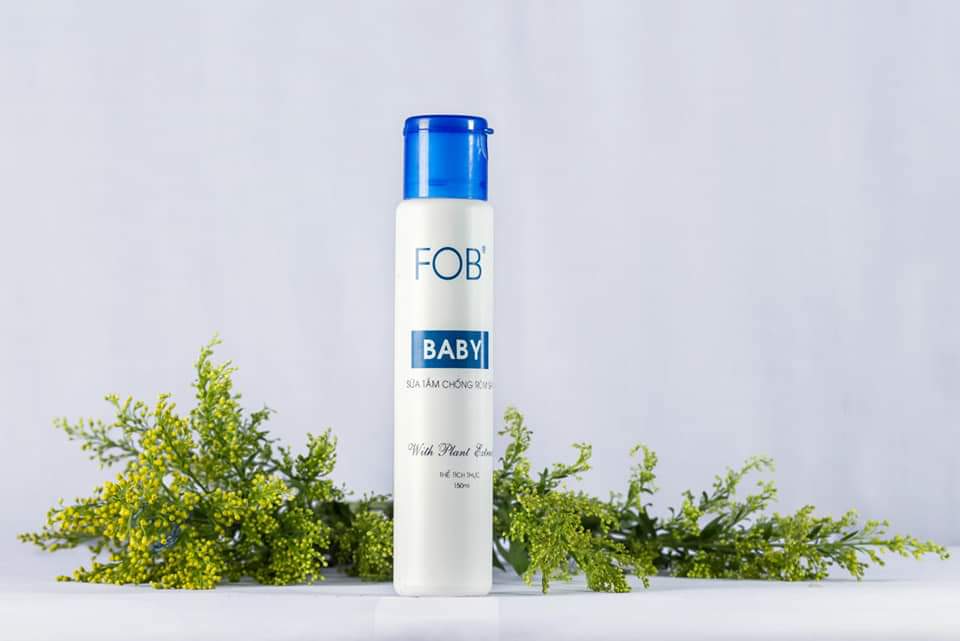 Sữa tắm chăm sóc da rôm sảy Fob Baby