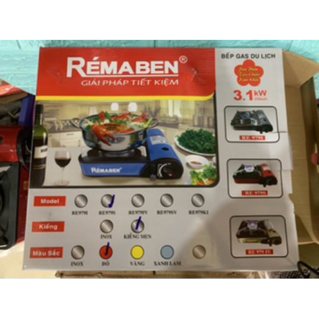 [HÀNG CHÍNH HÃNG] Bếp Ga Mini REMABEN Cao Cấp | Bếp Ga Du Lịch