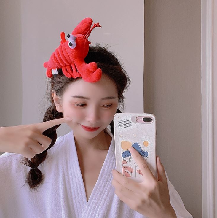 Băng Đô, Bờm Cài Tóc Mix Tôm Cua Siêu Cute
