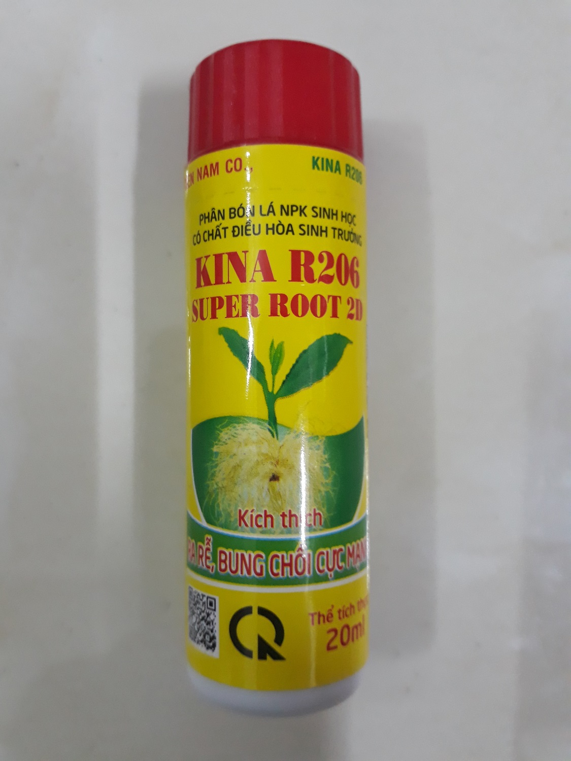 Phân bón NPK sinh học KINA R206 kích thích RA RỄ BUNG CHỒI cực mạnh Chai 20ml | Vạn Tín Store