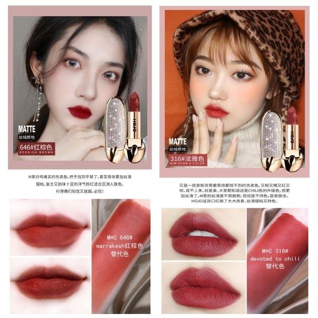 son Hojo Princess đính đá kèm gương