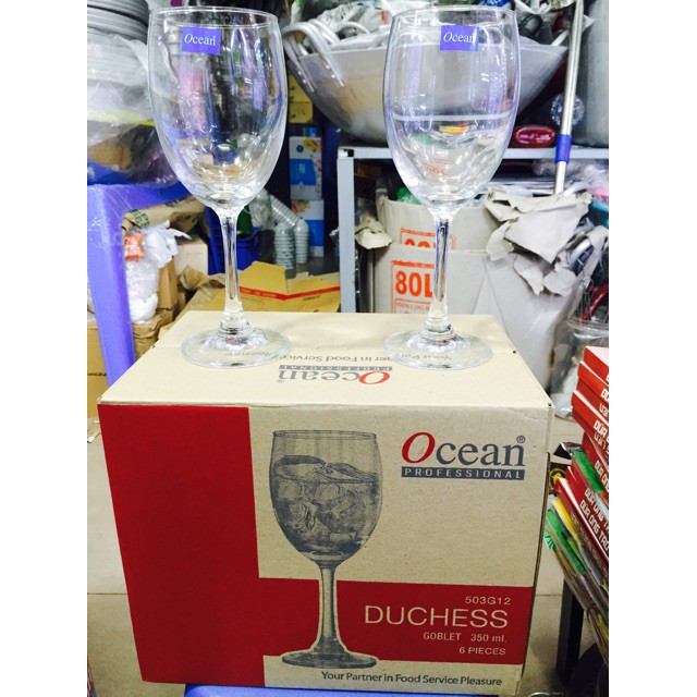 Bộ 6 Ly Thủy Tinh Duchess Goblet Ocean - 1503G12 – 350ml