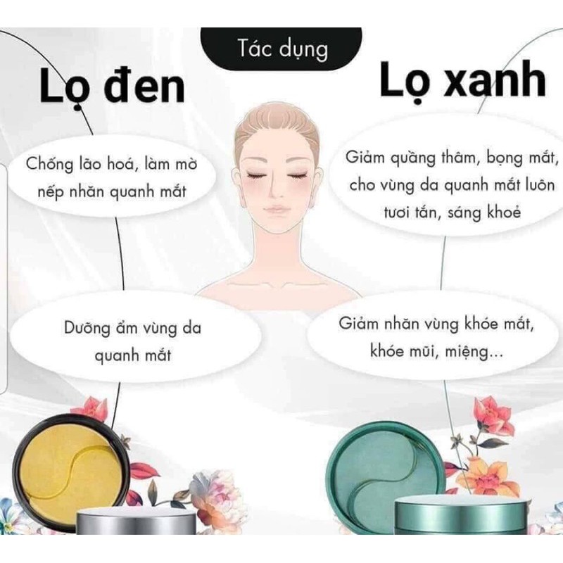 Mặt Nạ Mắt Giảm Thâm, Giảm Bọng Mắt JM Solution Eye 90g/60pcs