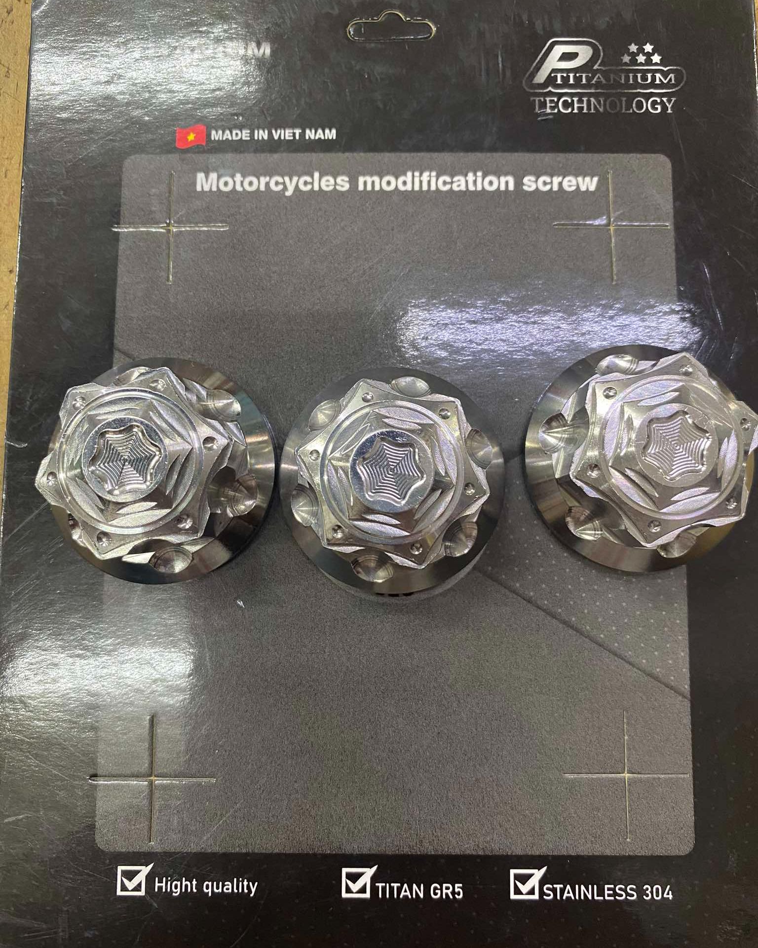 Tán bánh sau salaya 16ly cho vario ab vision shvn airblade 2020 inox 304