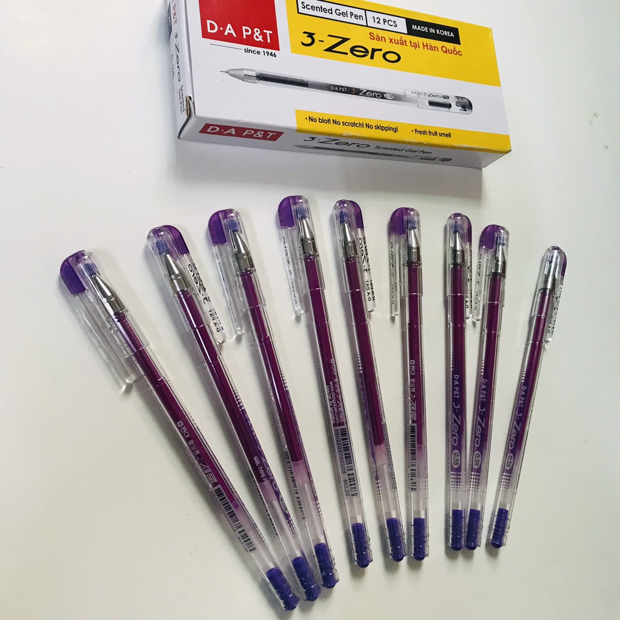 [HCM]Hộp 12 cây bút gel 3-Zero (D.A P&T)