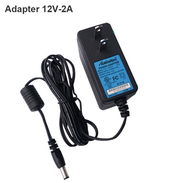 Adapter - Nguồn 12V-2A Dùng cho camera Hikvision, Dahua, KBvision, Camera IP, đèn Led