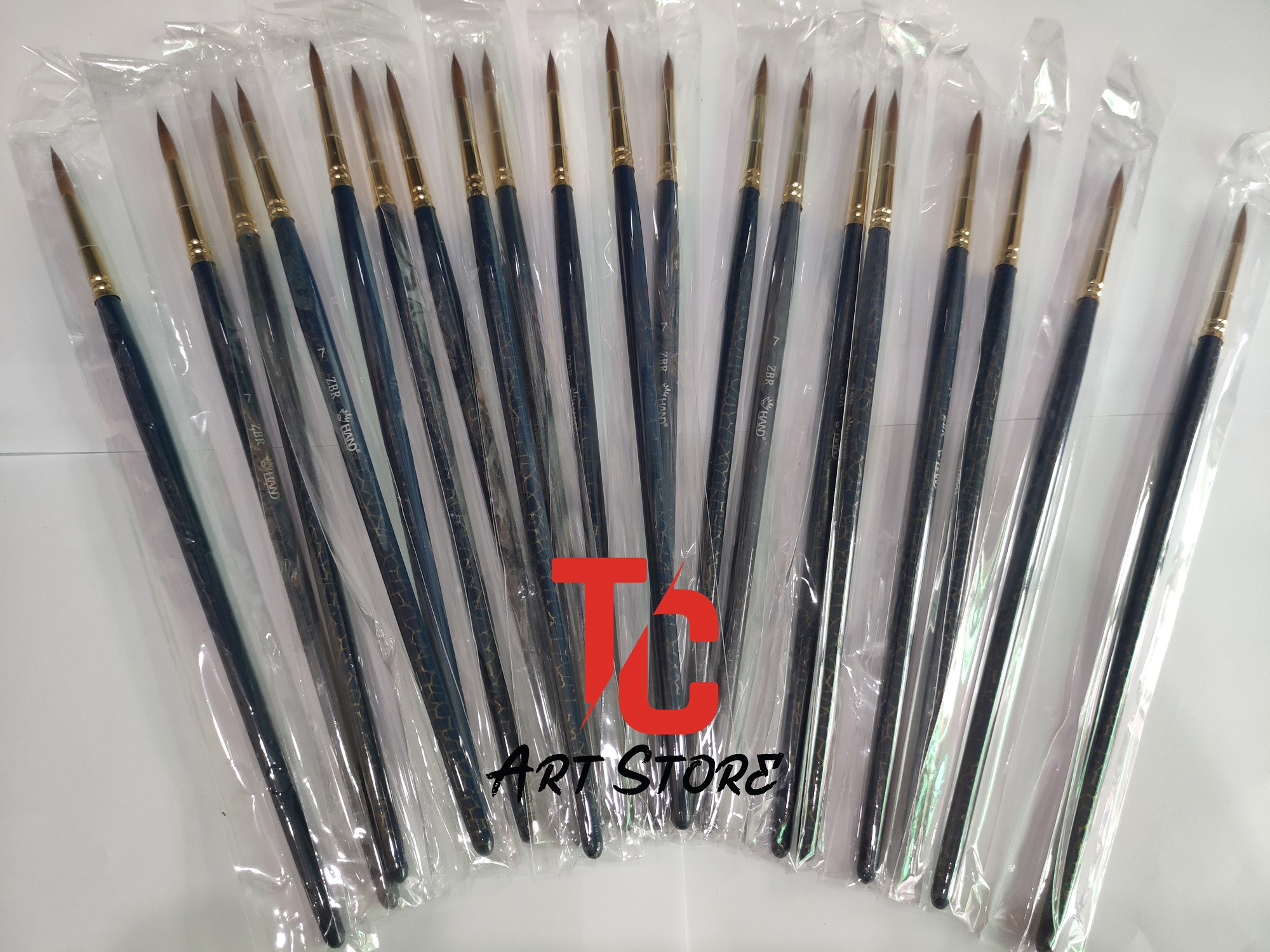 [TC Art Store] Cọ vẽ đầu nhọn HAND ZBR (Cọ vẽ đầu tròn)