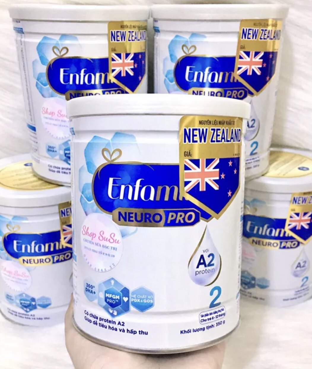 Sữa enfamil a2 neuropro số 1,2,3 lon nhỏ 350g