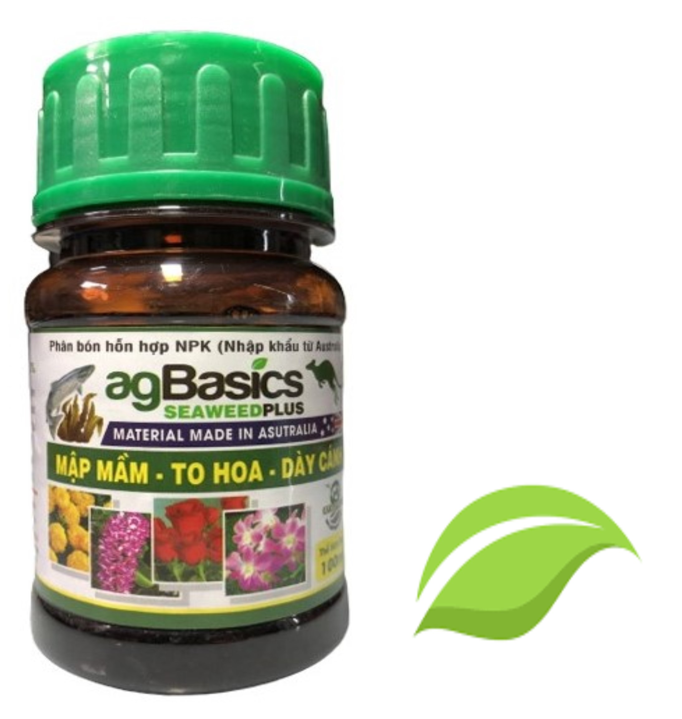 Phân Bón Hỗn Hợp NPK Agbasics Seaweedplus (Australia) - #040A# 100ml