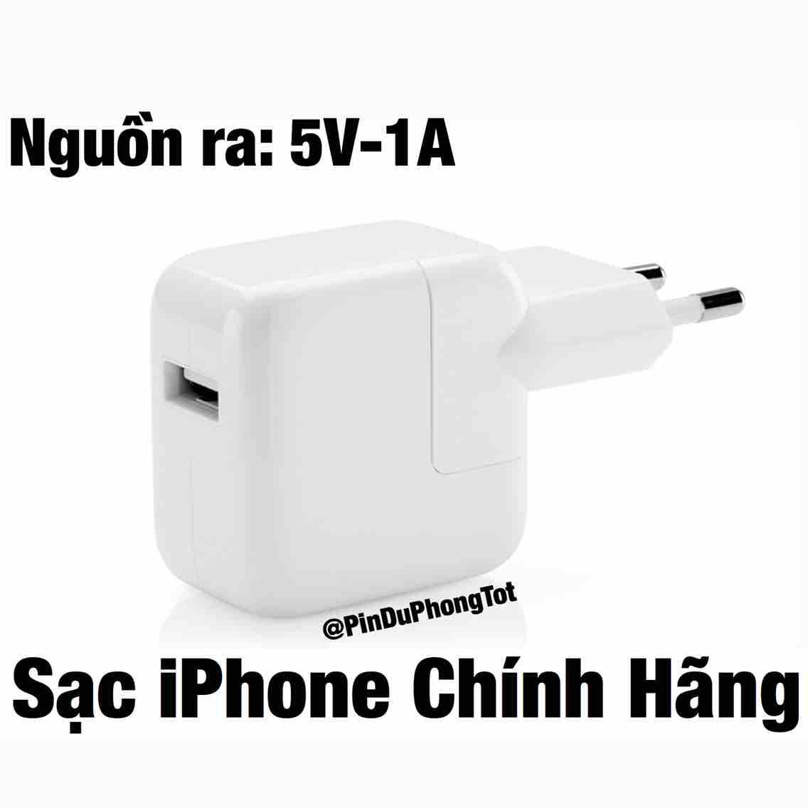 Củ Sạc iPhone 5W Hàng Nội địa Hàn Quốc