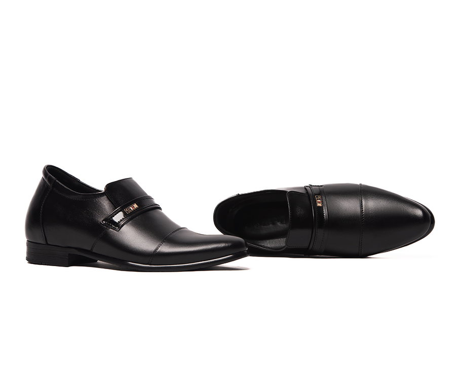 [6] shoes height increasing Men T&TRA S1083 plain black