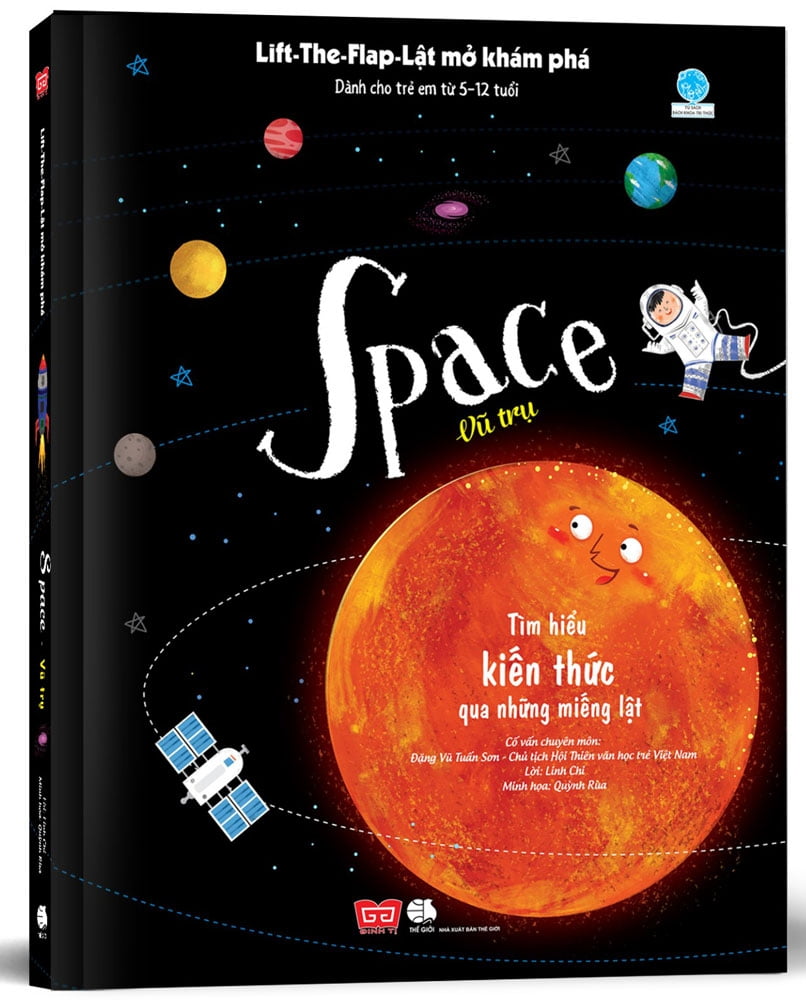 Fahasa - lift - the - flap - lật mở khám phá - space - vũ trụ