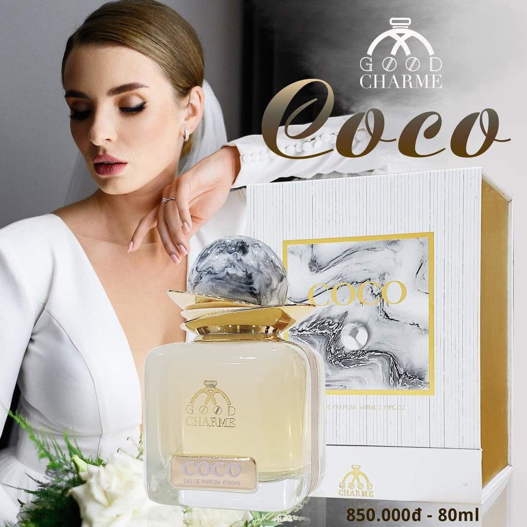 Nước hoa coco trắng 80ml goodcharmee - coco 25ml