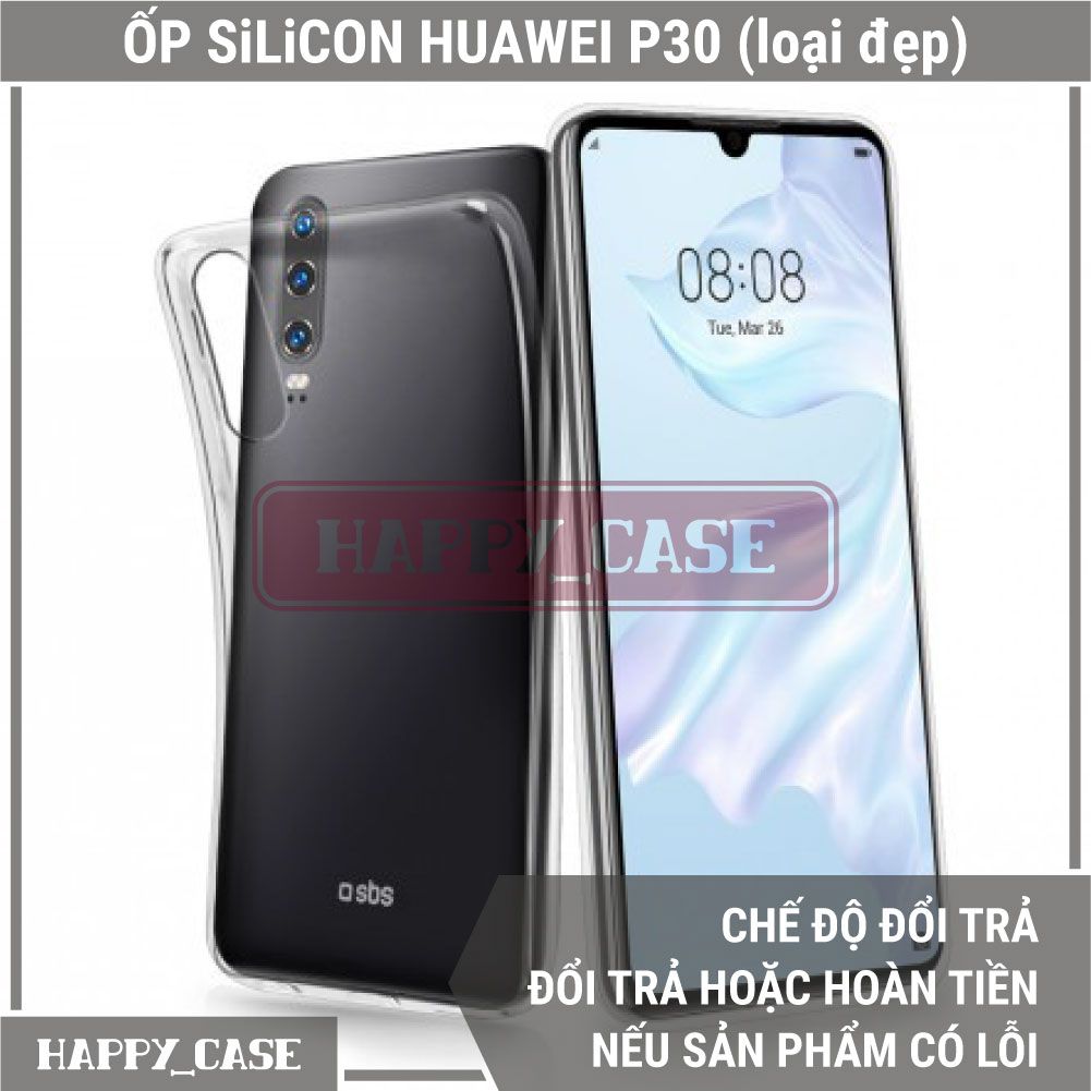 Ốp Lưng Điện Thoại Huawei P30 (Loại Đẹp) Thin Transparent Silicon