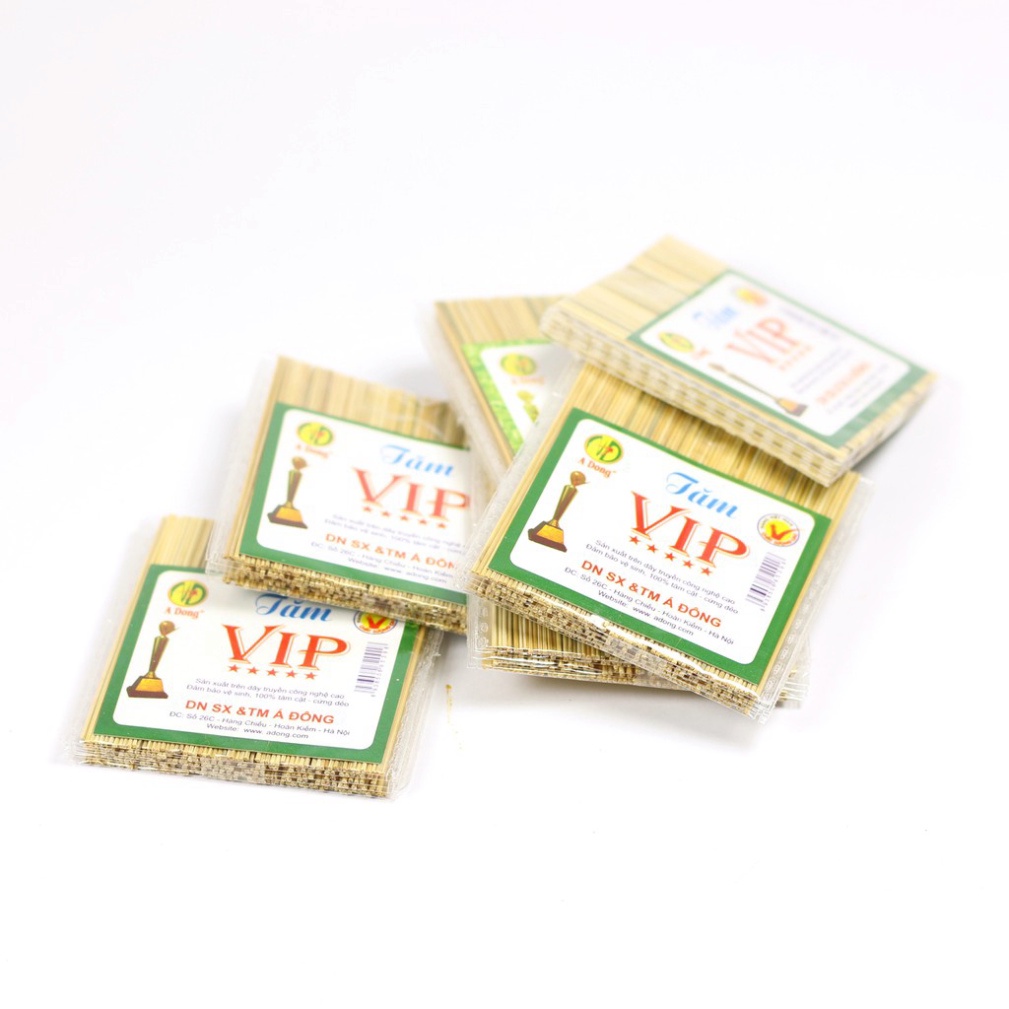 Set 2 gói tăm víp Á Đông bằng tre