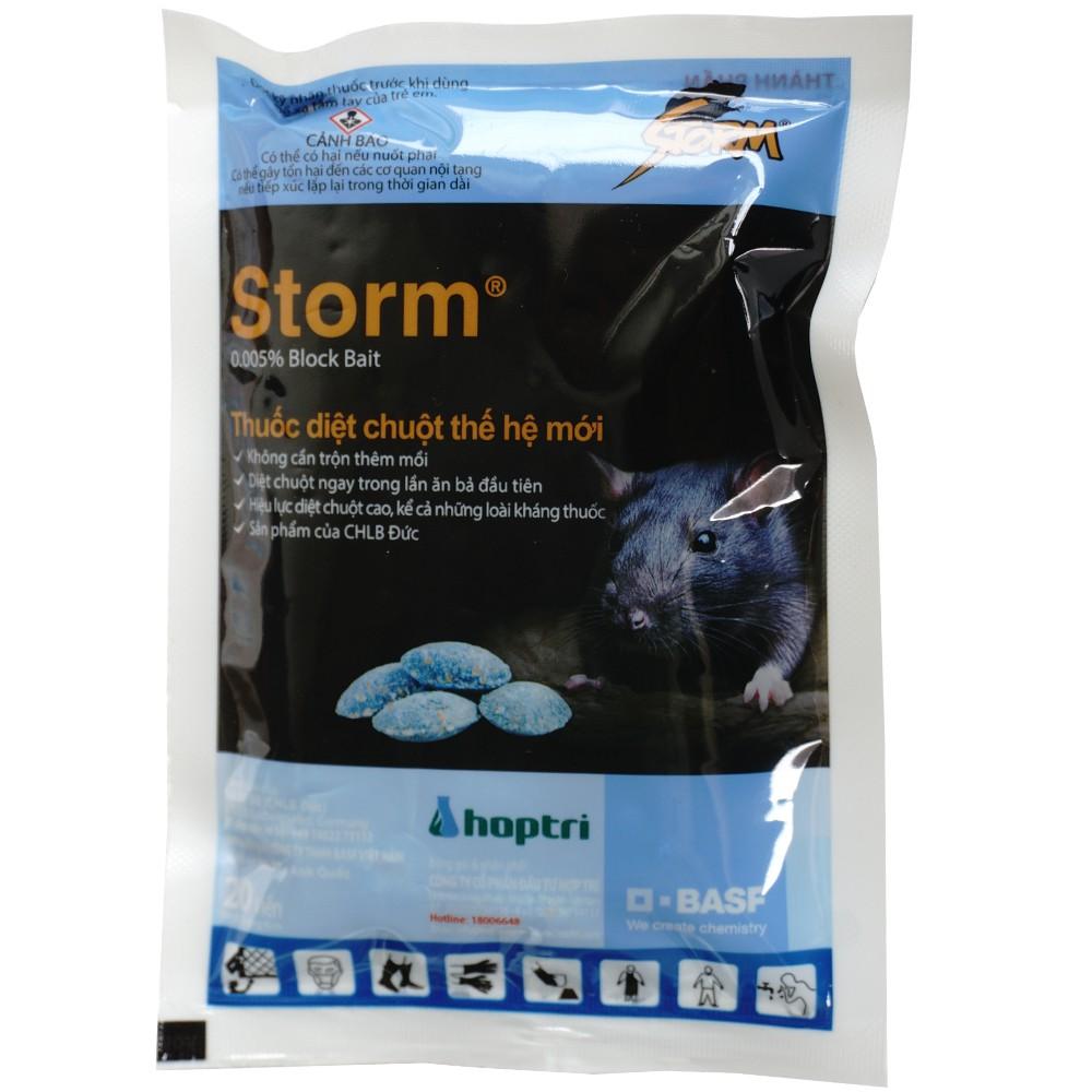 (gói 20 viên) Thuốc diệt chuột Storm - Thuốc chuột Storm