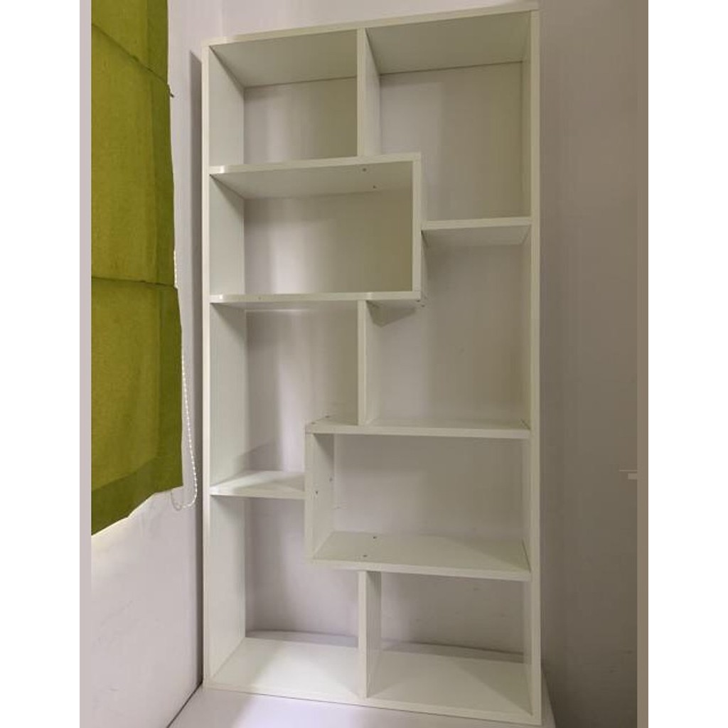 [HCM]Kệ sách gỗ để sàn đa tầng thông minh KS04