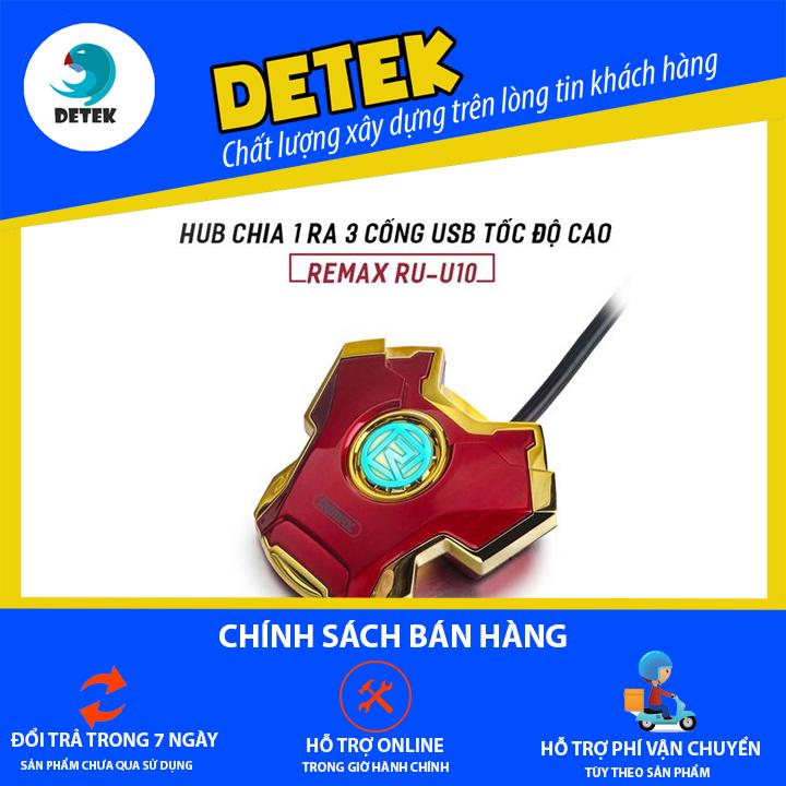 [HCM]Hub chia 1 ra 3 cổng USB  Remax RU-U10