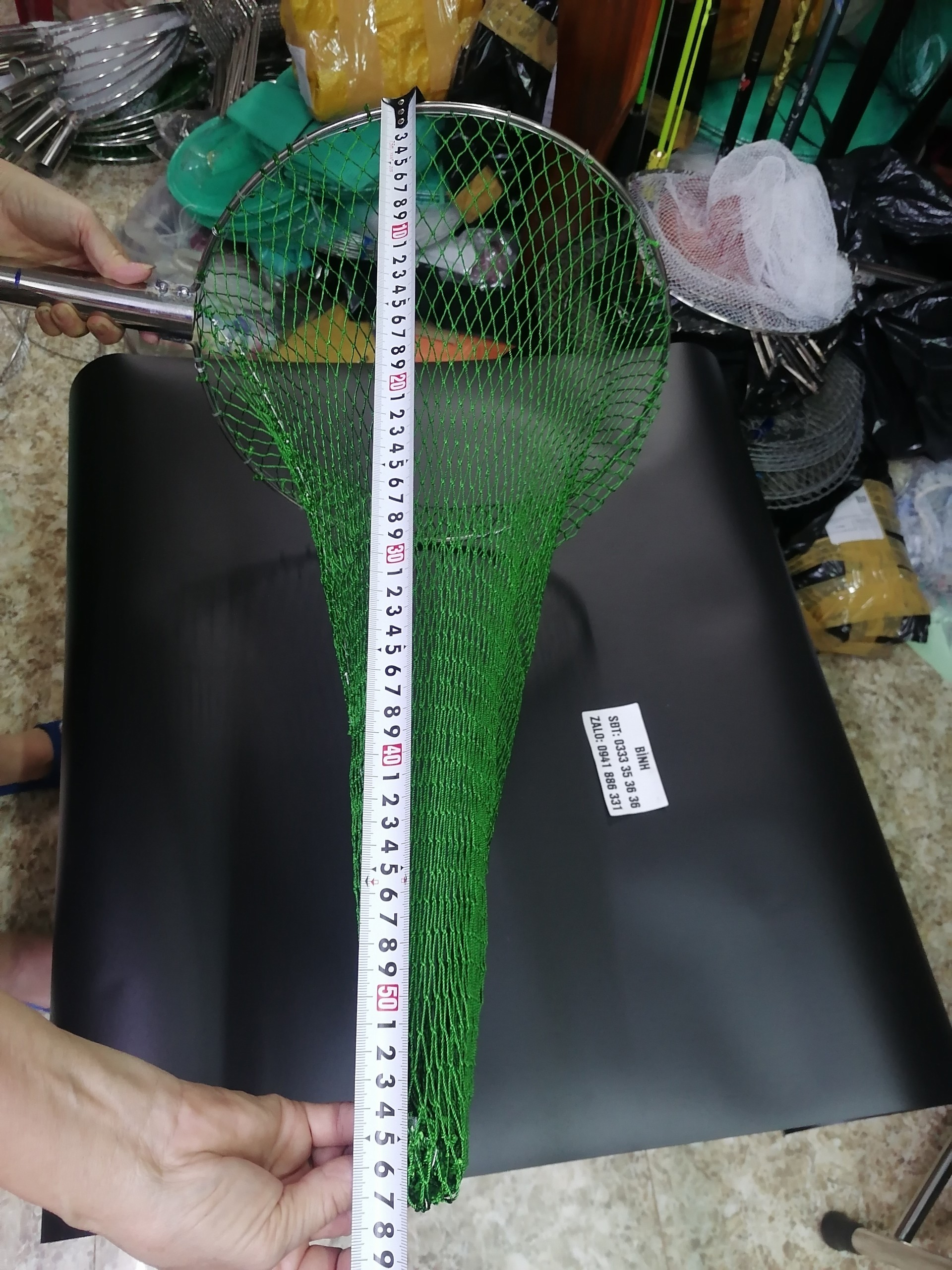 Vợt Lưới Cá INOX (35x48cm)