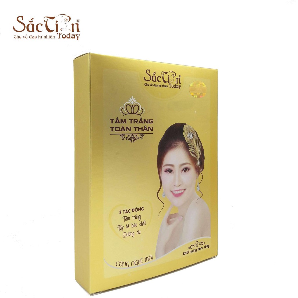 Kem tắm trắng da toàn thân body sắc tiên 150g