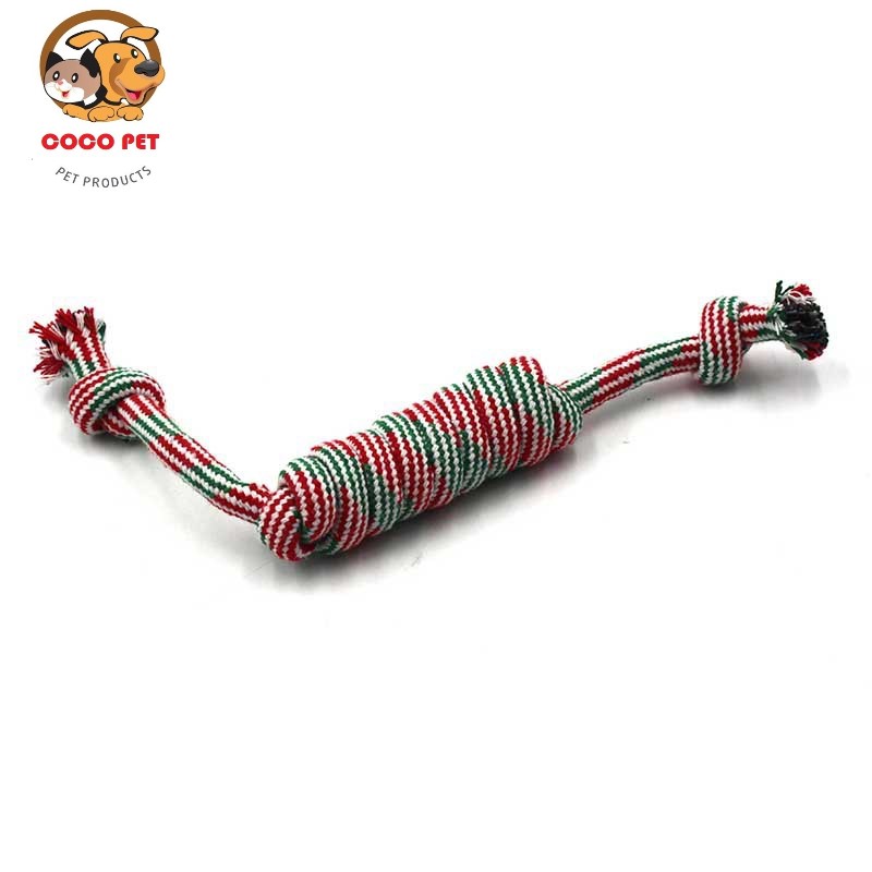 Đồ Chơi Dây Thừng Bện Tập Gặm Cho Chó Mèo
