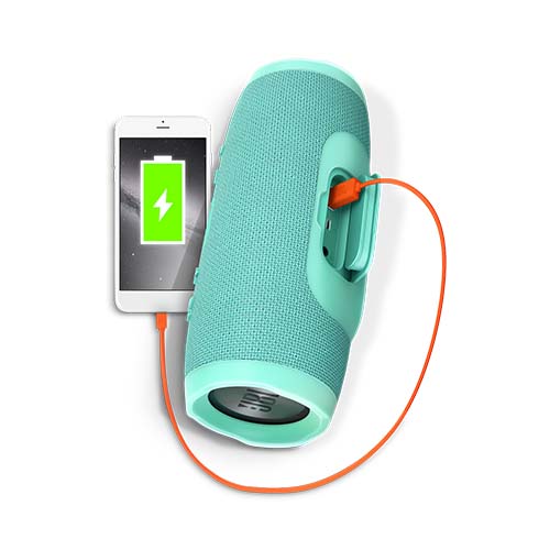 Loa Bluetooth JBL Charge 3_Loa Bluetooth Di Động JBL Charge 3 -Loa Siêu Trầm 3D- JBL Connect Kết Nối 2 Loa- Loa Công Suất Lớn Nghe Nhạc Cực Hay- Bass Mạnh- Âm Thanh Trung Thực- Chống Nước IPX7- Pin 12 Giờ