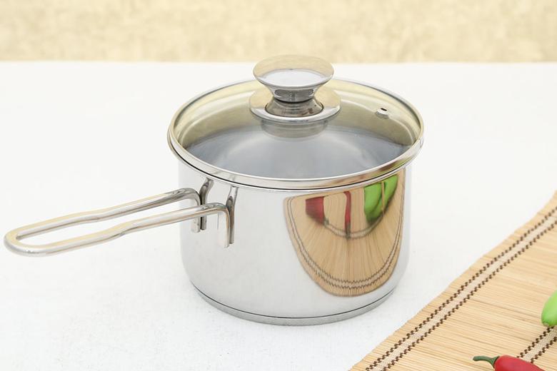 [HCM]Quánh Inox Nắp Kính 12cm Fivestar