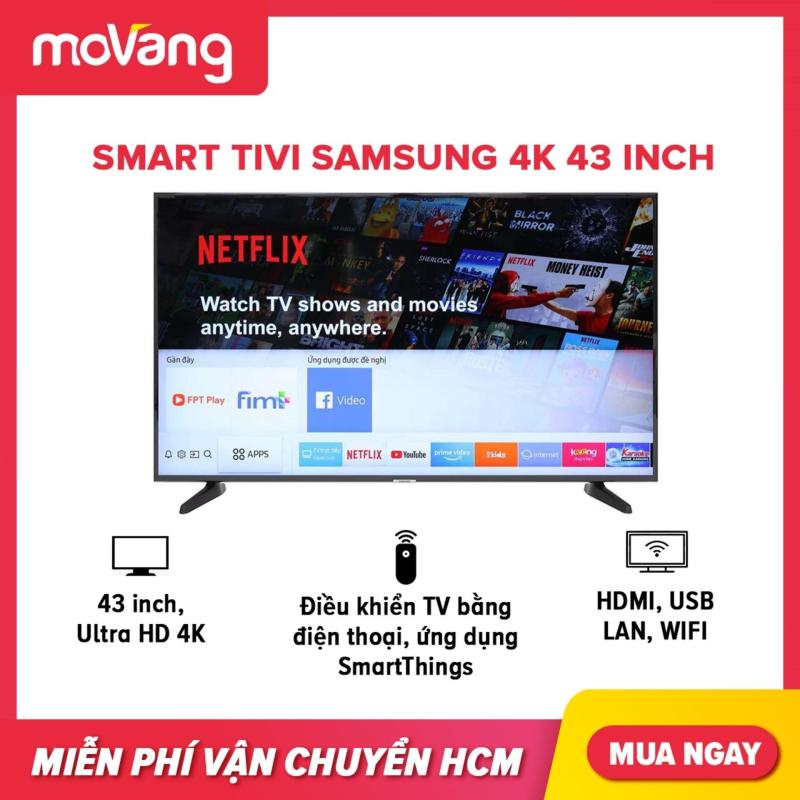 Smart Tivi Samsung 43 inch 4K UHD - Model UA43NU7090KXXV - Công nghệ hình ảnh HDR, UHD Dimming, Purcolour + Điều khiển Tivi bằng điện thoại chính hãng