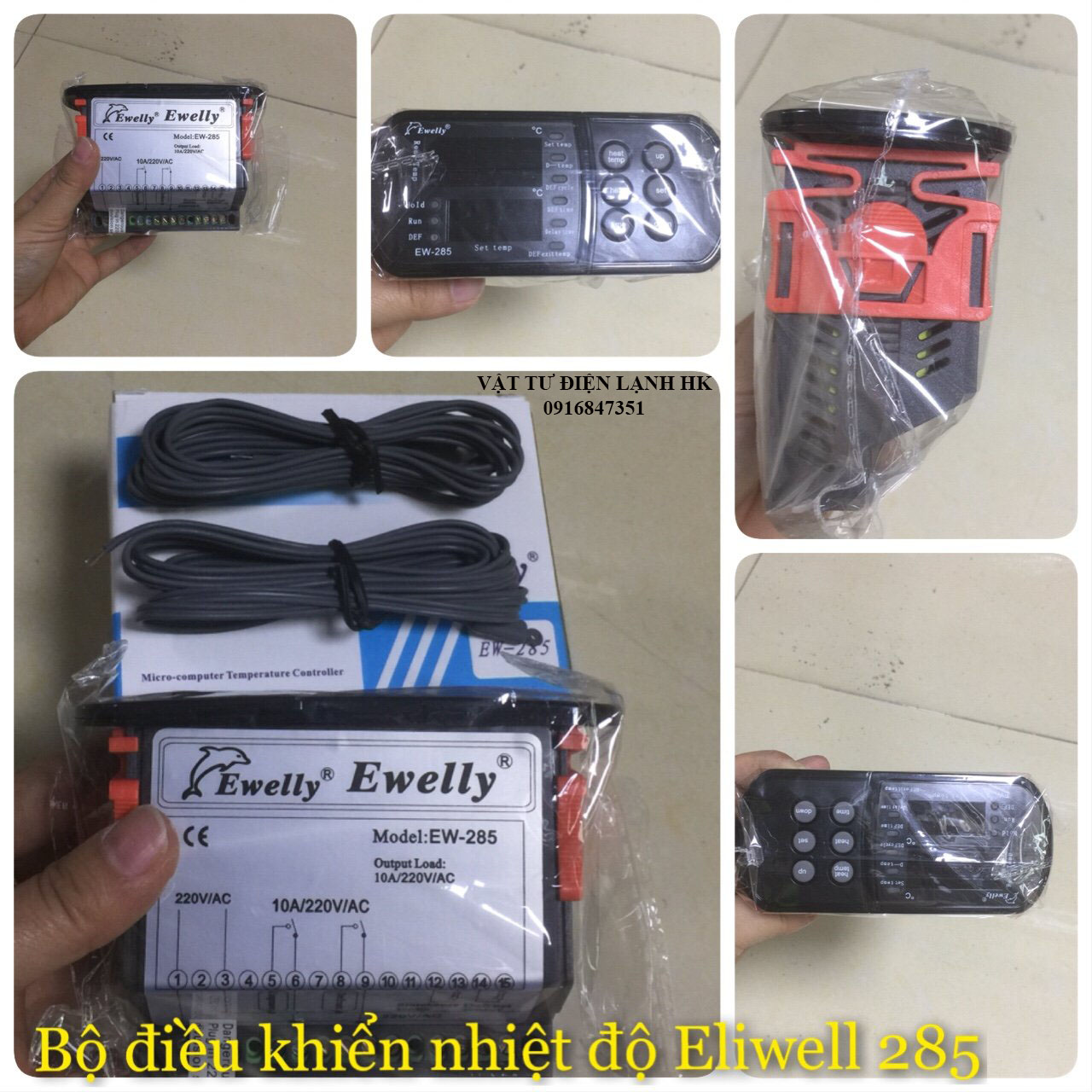 Bộ điều khiển nhiệt độ kho lạnh ewelly ew-181h ew-181y ew-183 ew-285