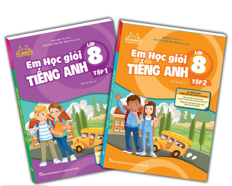 Sách - Combo 2c Em học giỏi tiếng Anh lớp 8