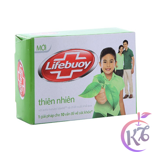 [FreeShipMAX] Combo 6 xà bông cục Lifebuoy 90g Thiên Nhiên với chiết xuất Trà xanh, bảo vệ diệt khuẩn 10 (Xanh Lá) - xà phòng thanh